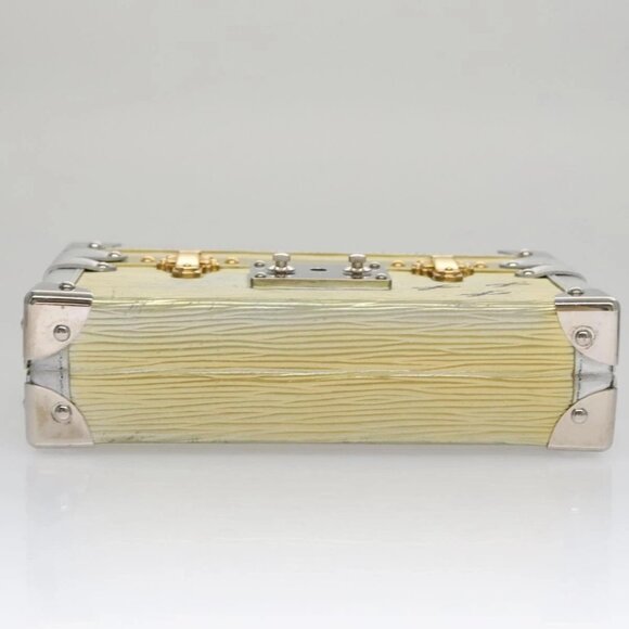 LOUIS VUITTON Epi Metallic Petite Mar Bag Silver Gold M54652 LV Auth 108234 - Picture 7 of 16